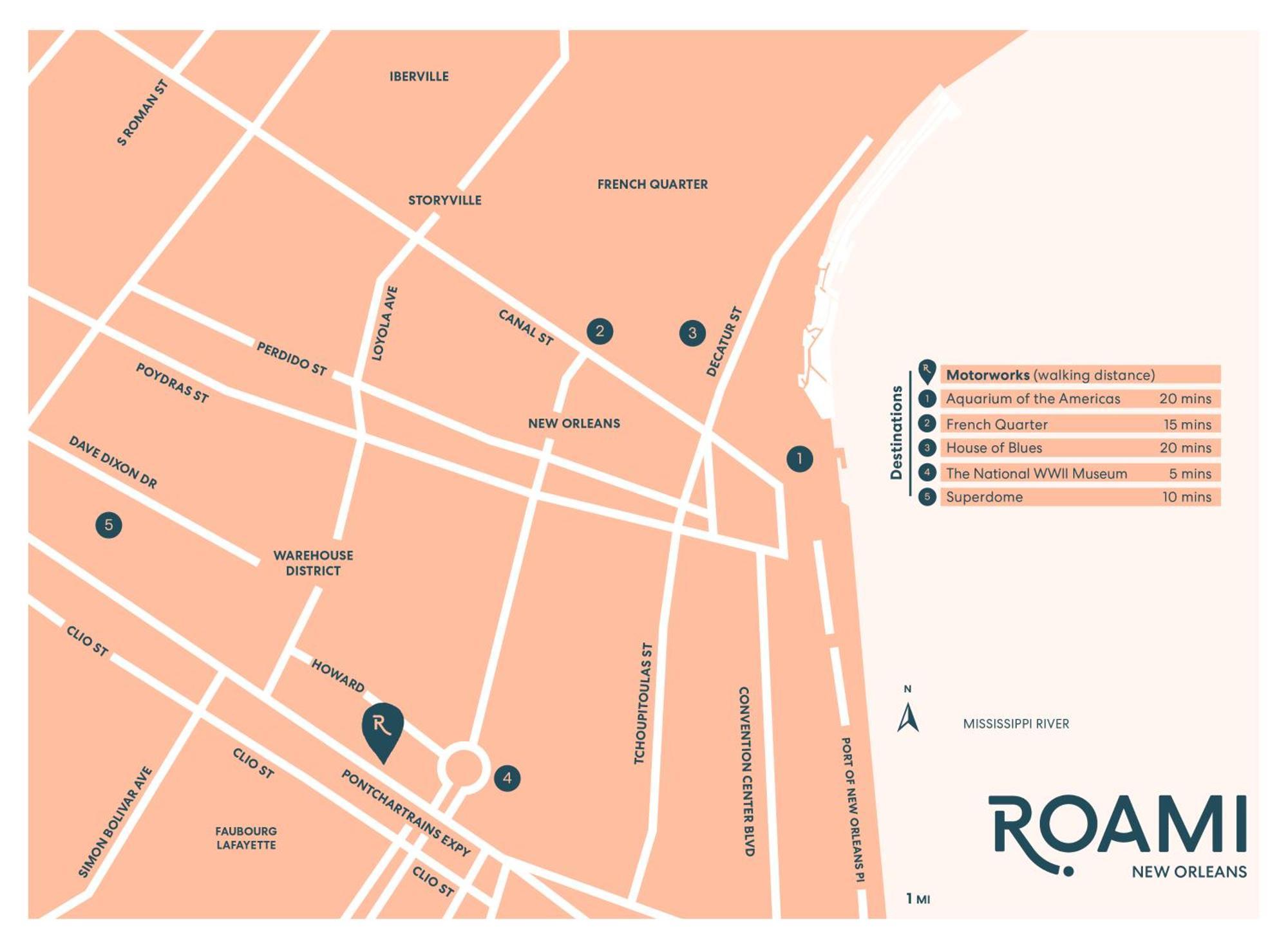 뉴올리언스 Roami At Motorworks 아파트 호텔 외부 사진